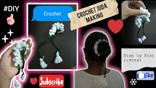 Teej/Karwachauth Special.🥳Unn se bnaye ganjra.🤩crochet making hair band 🧶#crochet #yt #diy #handmade