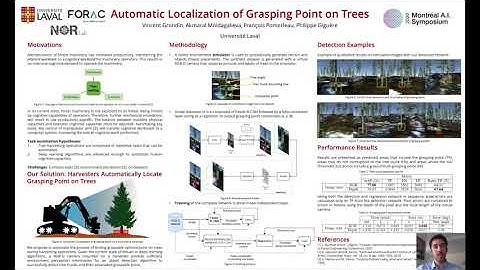 MAIS Poster 44: Automatic Localization of Grasping Point on Trees