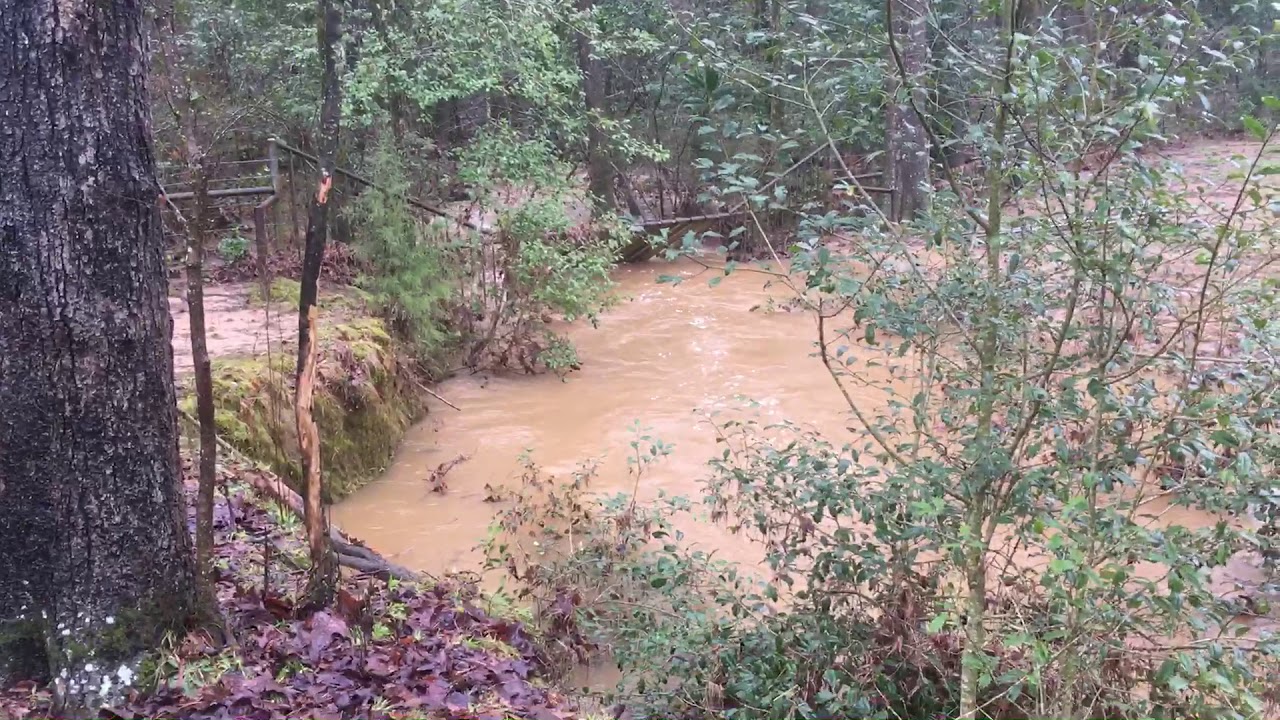 How to build a fence through a creek the right way 3 YouTube