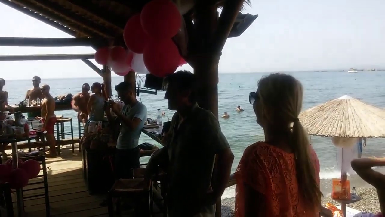 alexander beach Bar anavyssos greece YouTube