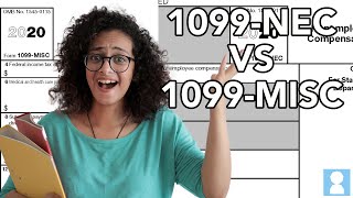 1099 MISC vs 1099 NEC!