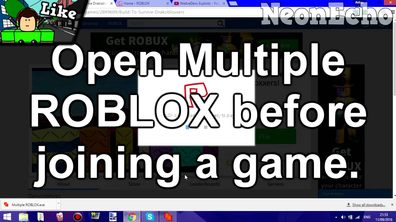 ROBLOX Exploit Hack Multiple ROBLOX Games On 1 PC WORKING ... - 