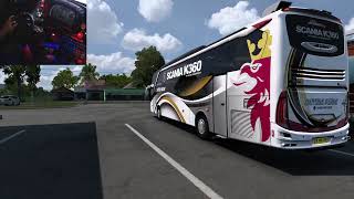Test Mod Penumpang Dengan Bus Satria Muda | Ets2 153 Game Play | screenshot 2