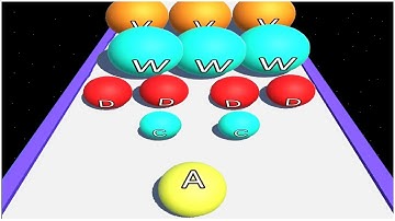 Ball Run AZ Run 2 - Gameplay Walkthrough