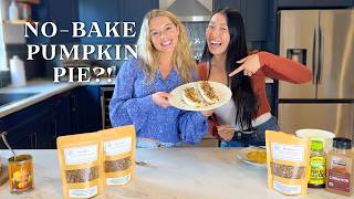 Pumpkin Pie Banana Split 🎃 (No-Bake & Healthy!)