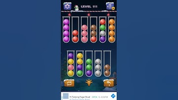 Color Ball Sort Puzzle Level 111 Solution
