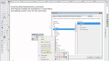Adding Edit/ClearSelection Command To Pop-UpToolbar