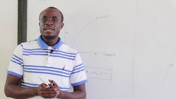 APPLICATION OF DIFFERENTIATION : GRADIENT, TANGENT AND NORMAL