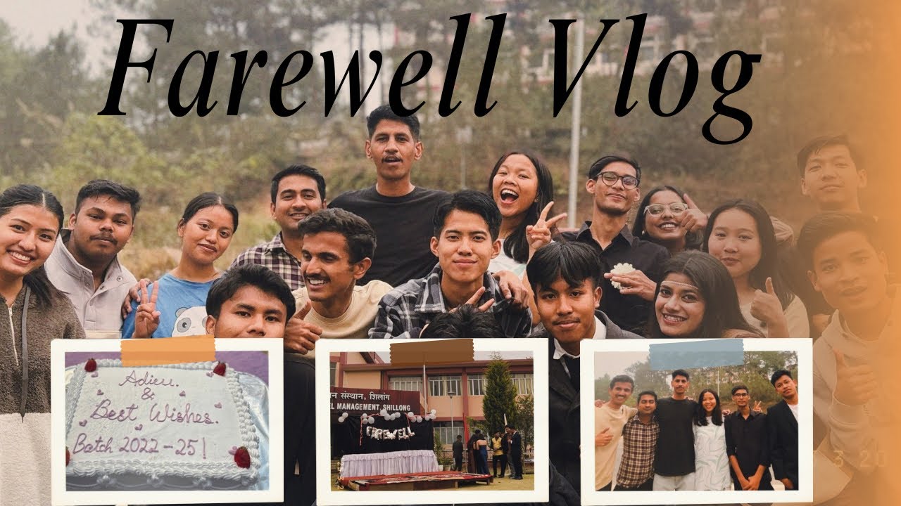 Adieu batch 2022-25. baking, prepping for the farewell. IHM, Shillong.