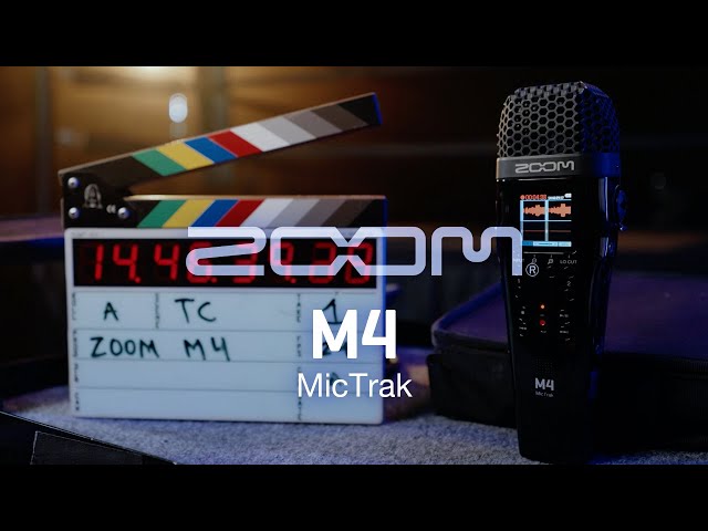 ZOOM M4 MicTrak™ | 32bitフロート対応の4トラックレコーダー