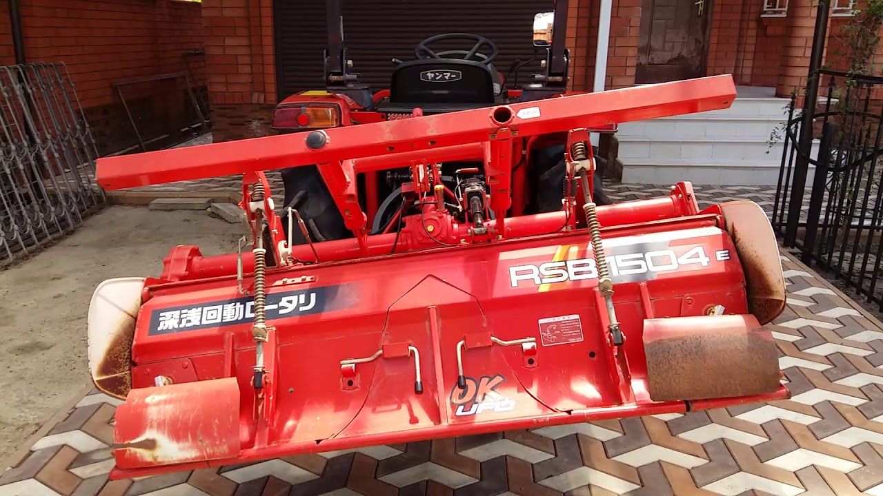 Проверка работы японского трактора Yanmar AF 24  максимальная комплектация!!!