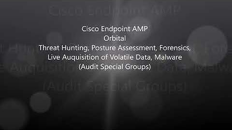 Cisco Endpoint AMP: Orbital Threat Hunting - Audit Special Groups