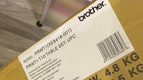 UNBOXING A  MASSIVE EMBROIDERY EXTENSION TABLE!  Brother PR680 WOW