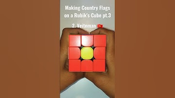 Making Country Flags on a Rubik