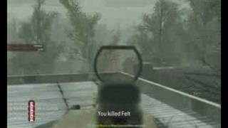 Spectating CoD4 Cheater