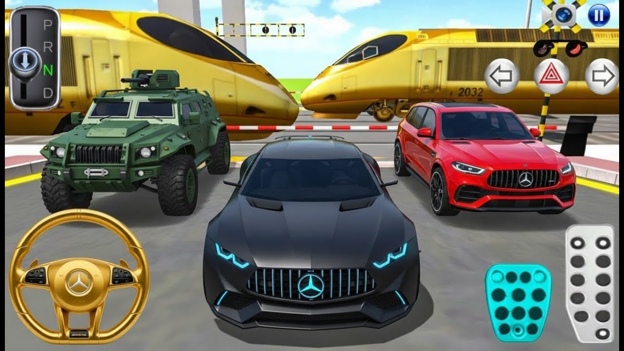 3D Driving Class Simulation -- USA Funny 3D Car Officer Refuel His Super Car Gas Crazy Gameplay