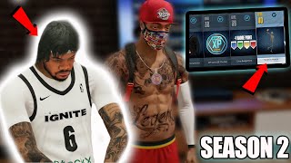 NBA 2k22 SEASON 2 REBIRTH Best Build! Exclusive Animations + Skeleton Mascot!