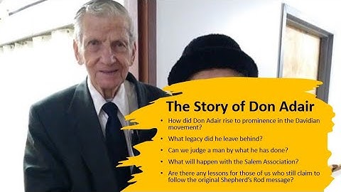 The Legacy of Don Adair and the Salem Association