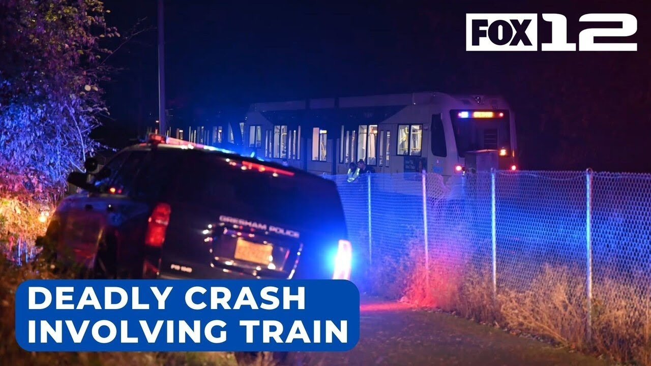 Person dies after being hit by MAX train in Gresham - YouTube