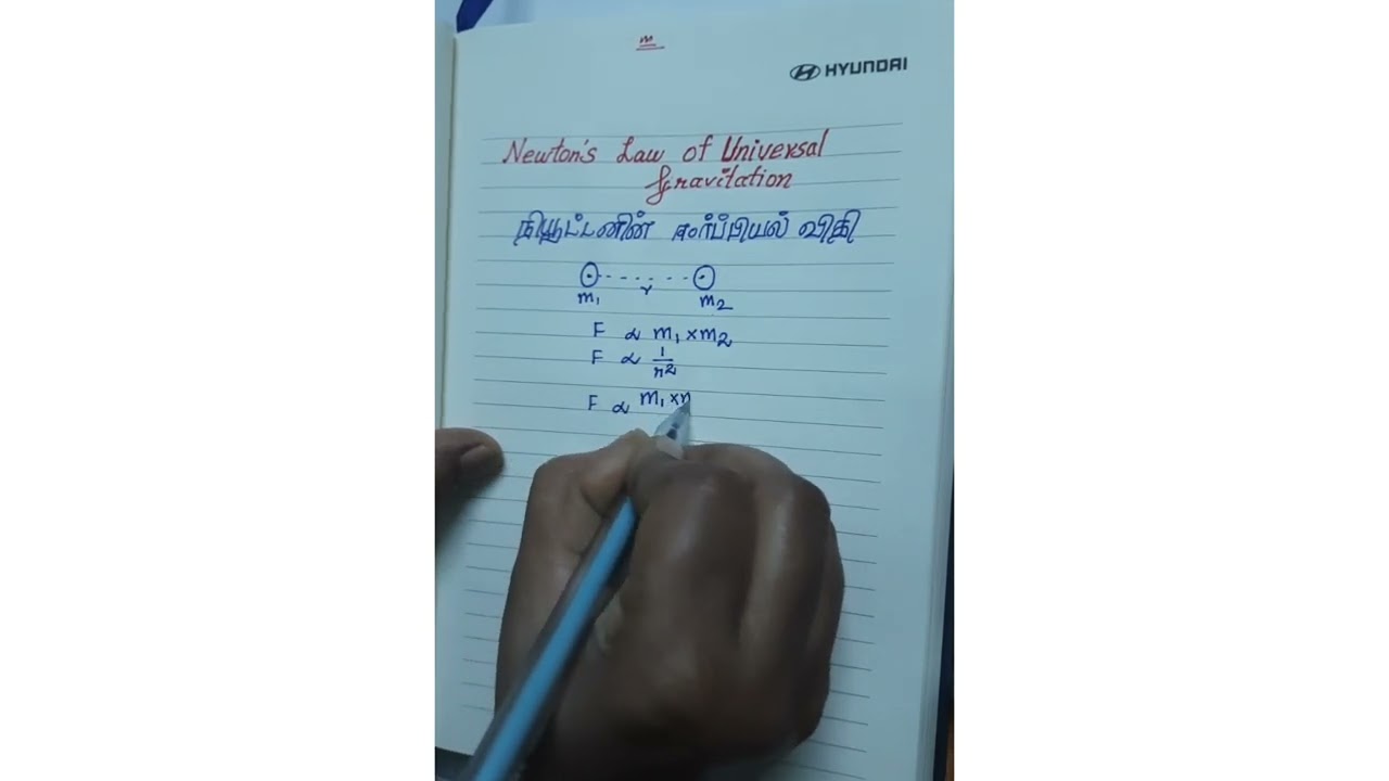 நியூட்டனின் பொது ஈர்ப்பியல் விதி|Newton's law of universal gravitation|Class IX