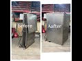 Folding powder coating oven!!