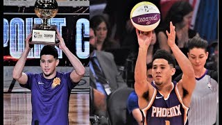 Devin Booker NBA All Star 3 point contest RECORD with 28 points!