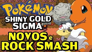 Pokémon Shiny Gold Sigma (Detonado - Parte 18) - Charmander, Graveler e Rock Smash