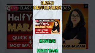 Class 11 Computer Science before 1 day strategy #shorts #computerscience