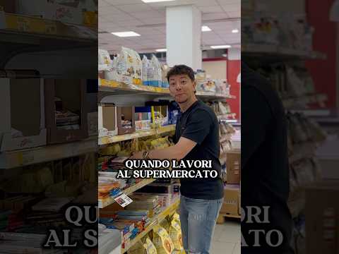 QUANDO LAVORI AL SUPERMERCATO #danielecondotta #comedy