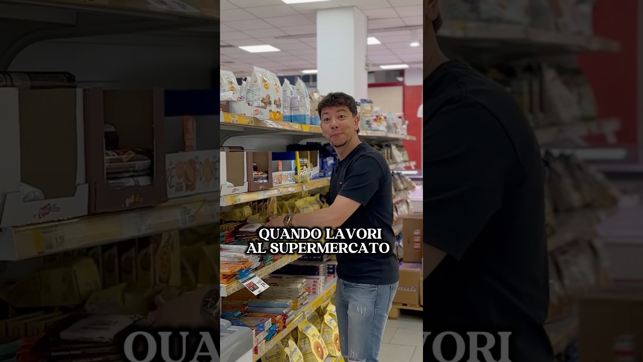 QUANDO LAVORI AL SUPERMERCATO #danielecondotta #comedy