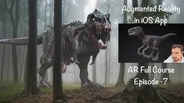 Augmented Reality Technology:- Dinosaur/Rapture 3D model in iOS App RealityKit | AR Full Course Ep-7