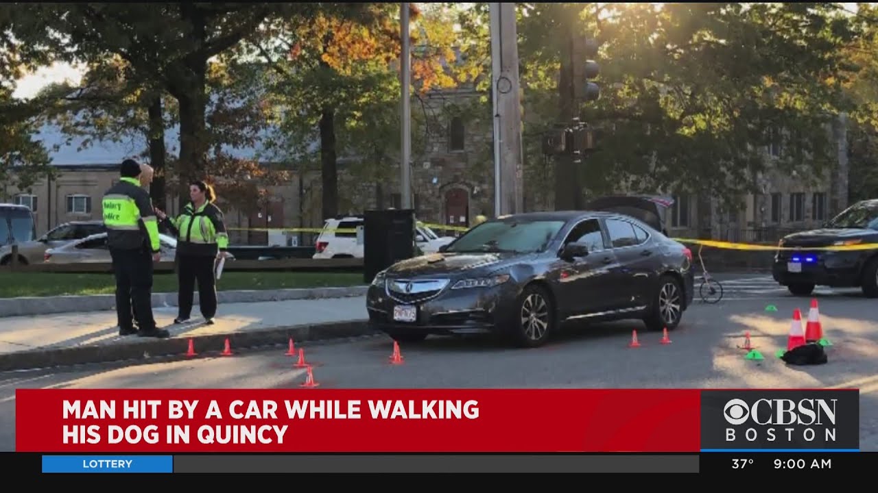 Man Walking Dog Hit By Car In Quincy - YouTube