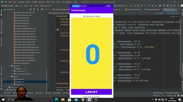 Pembuatan Aplikasi Penjualan Tiket Kereta Api menggunakan Android studio