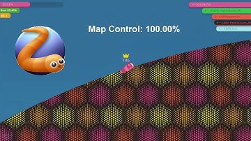 Paper.io 3 Map Control: 100.00% [Worm] World Epic Kills