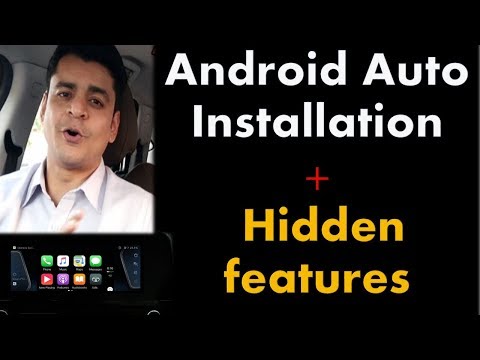 Android Auto Demo on Tata Harrier. कैसे प्रयोग में लाये ?Installation+voice command demo