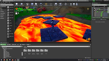 [Unreal Engine] Rolling Rocks, Water Level, Lava Lake, Falling Platforms & More