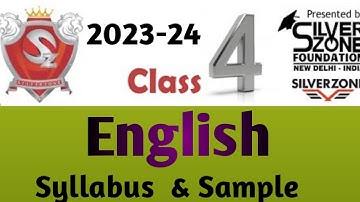 Class 4th Silverzone Olympiad/International English Olympiad/Sample Paper & Syllabus For class 4