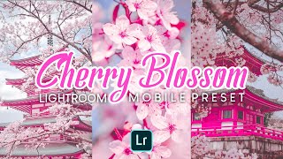 Cherry Blossom - Lightroom Mobile Preset | Yonaard Id | LIGHTROOM TUTORIAL screenshot 2