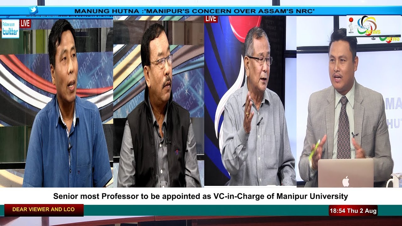 impala chevrolet MANIPUR’S CONCERN OVER ASSAM’S NRC On Manung Hutna 02 August 2018