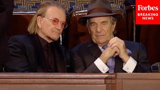Bono And Paul Pelosi Sit Together At Biden's State Of The Union Address
