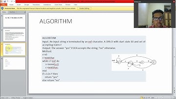 Ex 5 | Simulation of a DFA