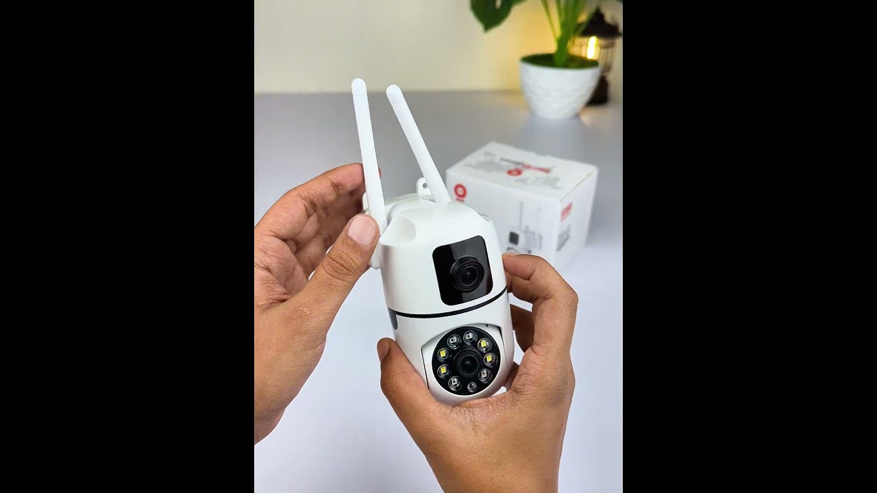 New V380 Mini Indoor PTZ Dual Lens Camera Code:12306