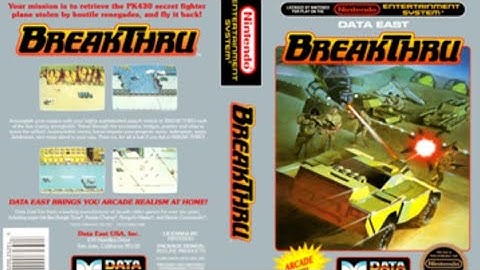 BreakThru Full Playthrough #nes