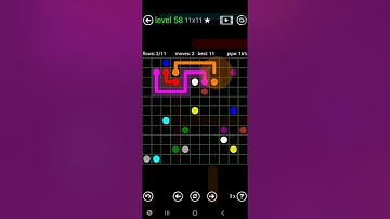 How To Solve Flow Free Premium 11x11 Mania Level 58 Hard Board Walk Through Solution Walkthrough