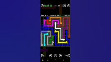 How To Solve Flow Free Premium 11x11 Mania Level 58 Hard Board Walk Through Solution Walkthrough