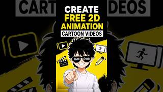 Create Free 2D Animation Cartoon Videos Just One Click 🙄