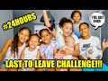 LAST TO LEAVE THE KITCHEN ISLAND!!! *Family Challenge*