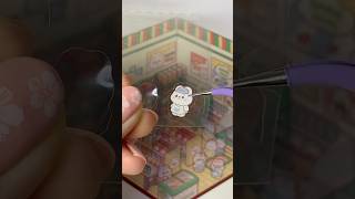 Building my own bunny supermarket #3dstickers #kawaii #asmr #aesthetic #roomstickers #miniature