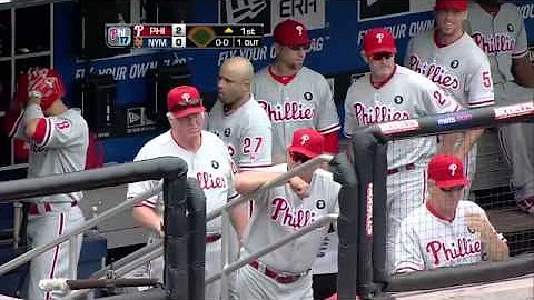 2011/09/25 Pence's two-run homer