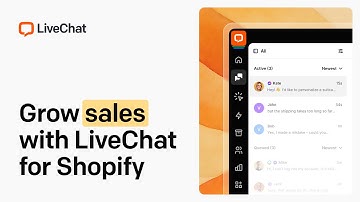 LiveChat for Shopify: grow sales with live chat!